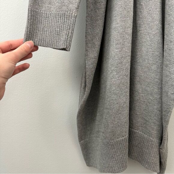 Torrid Grey High Neck Cold Shoulder Knit Sweater Dress NWT Size 1X Flawed - Picture 8 of 16